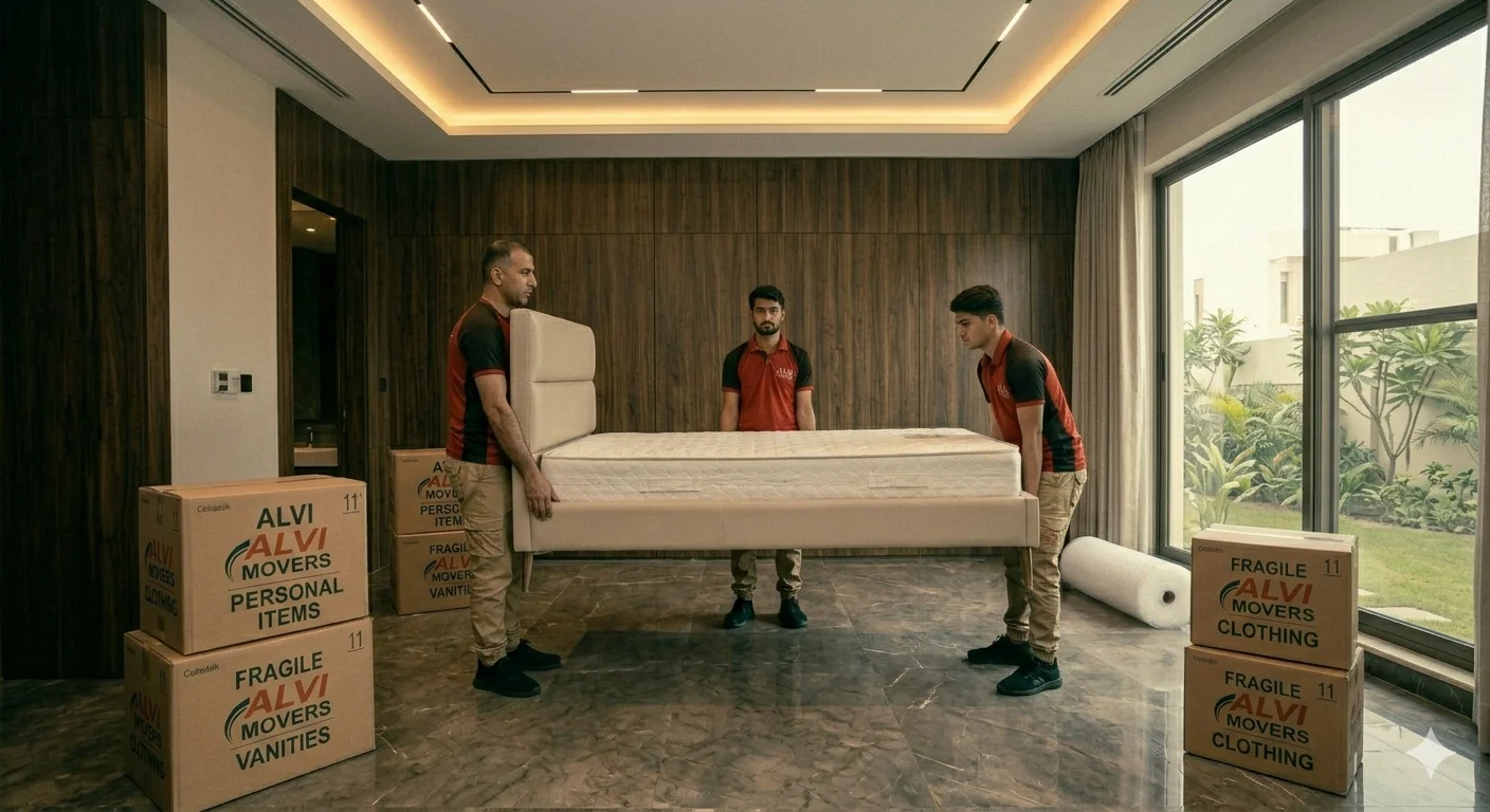 furniture-movers-dubai-professional-team-loading-sofa